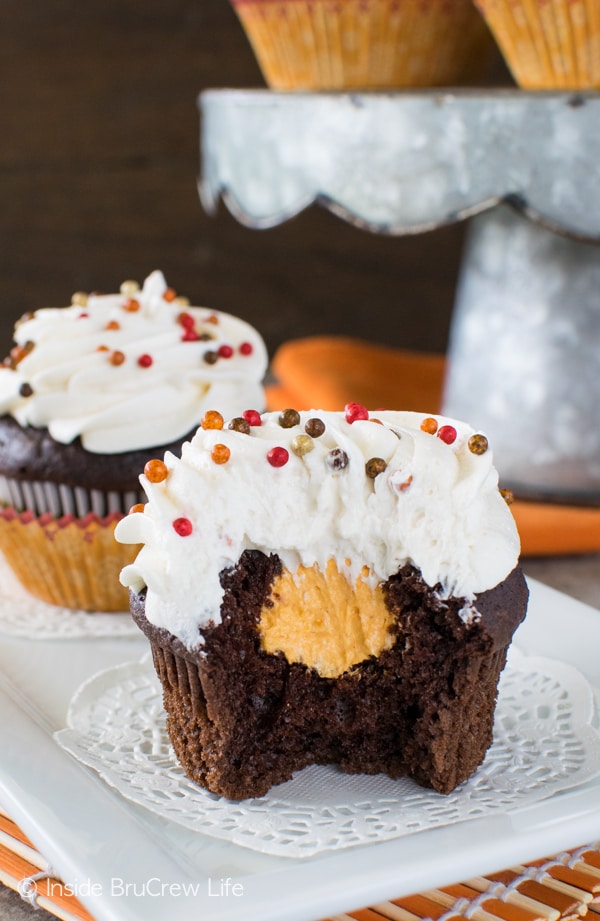 Pumpkin Filled Cupcakes Recipe