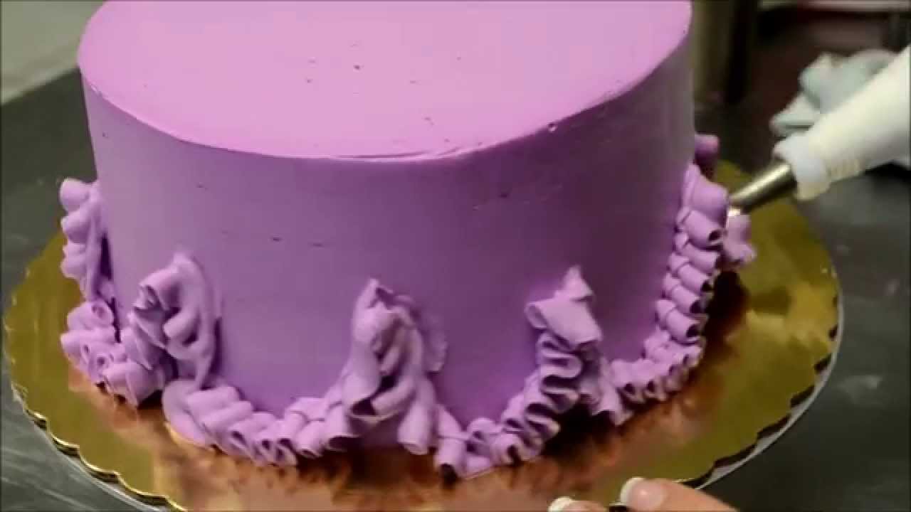 Purple Birthday Cake