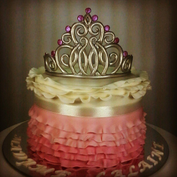 Queen Crown Birthday Cake