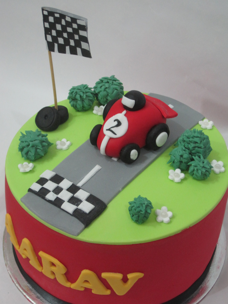 Race Car Birthday Cake