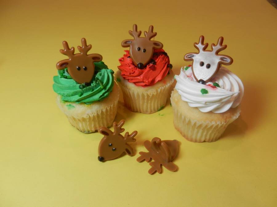 Reindeer Cupcake Toppers