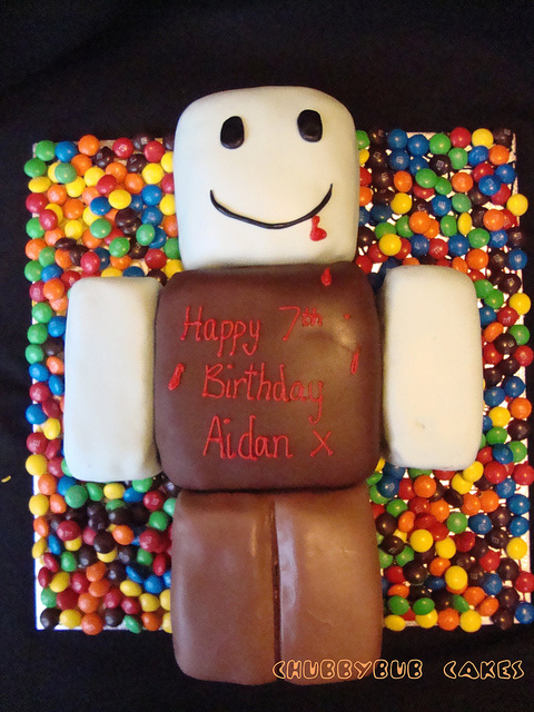 Roblox Birthday Cake