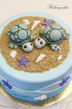 Sea Turtle Birthday Cake Ideas