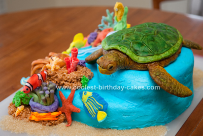 Sea Turtle Birthday Cake Ideas