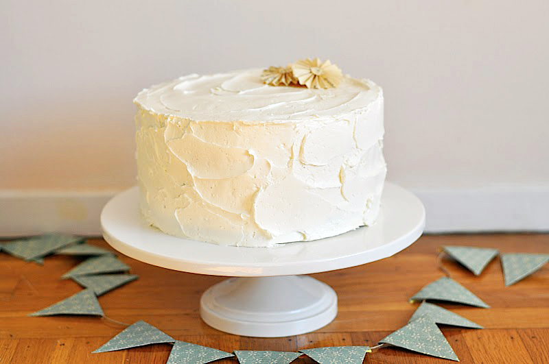 Simple Homemade Wedding Cake