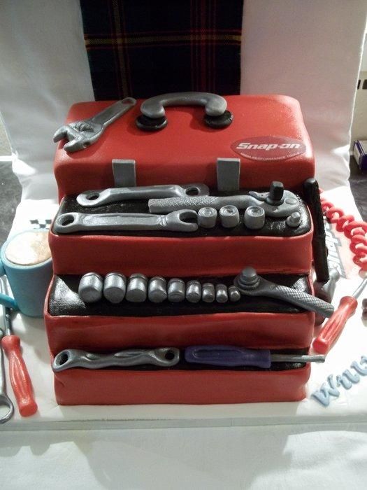 Snap-on Tool Box Birthday Cake