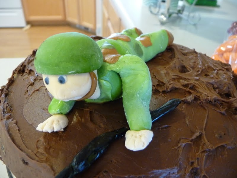 Soldier Birthday Cake