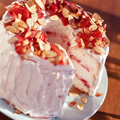 Strawberry Angel Food Cake Recipe