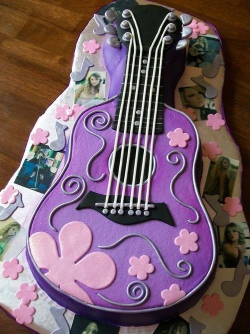 Taylor Swift Guitar Cake