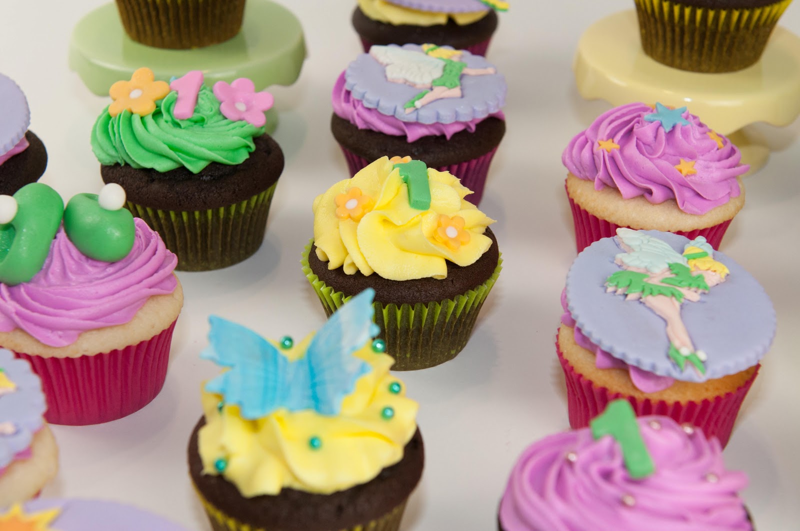 Tinkerbell Baby Shower Cupcakes