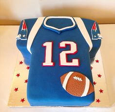 Tom Brady Patriots Jersey Cake