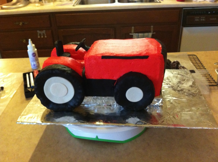 Tractor Birthday Cake