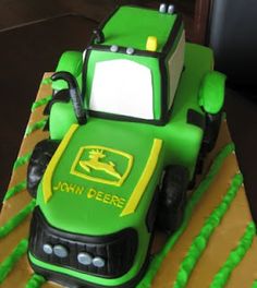 Tractor Birthday Cake