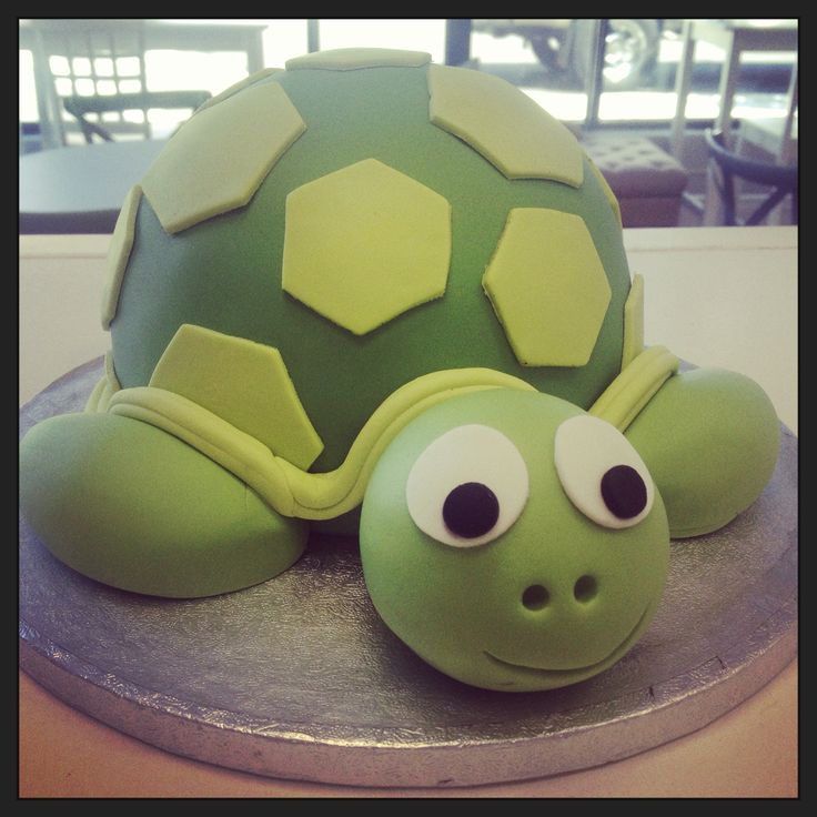 Turtle Birthday Cake