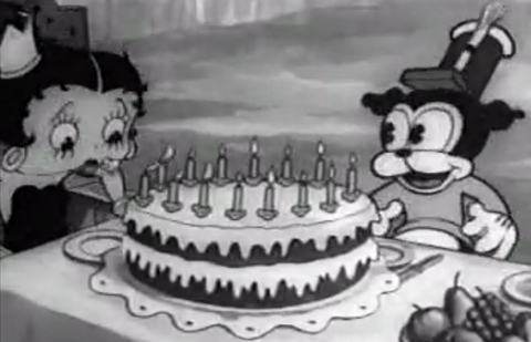 Vintage Betty Boop Happy Birthday