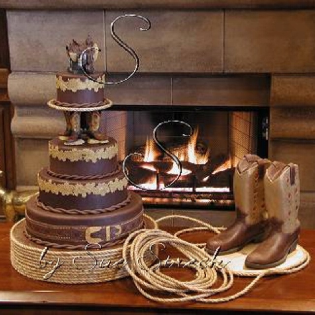 Western Wedding Cake