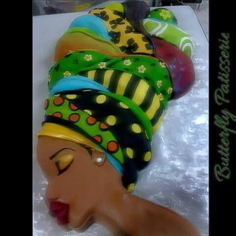 African Queen Birthday Cake