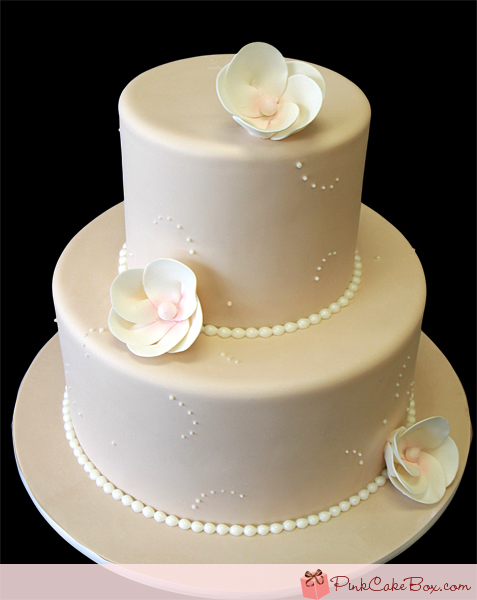 Anniversary 2 Tier Wedding Cake