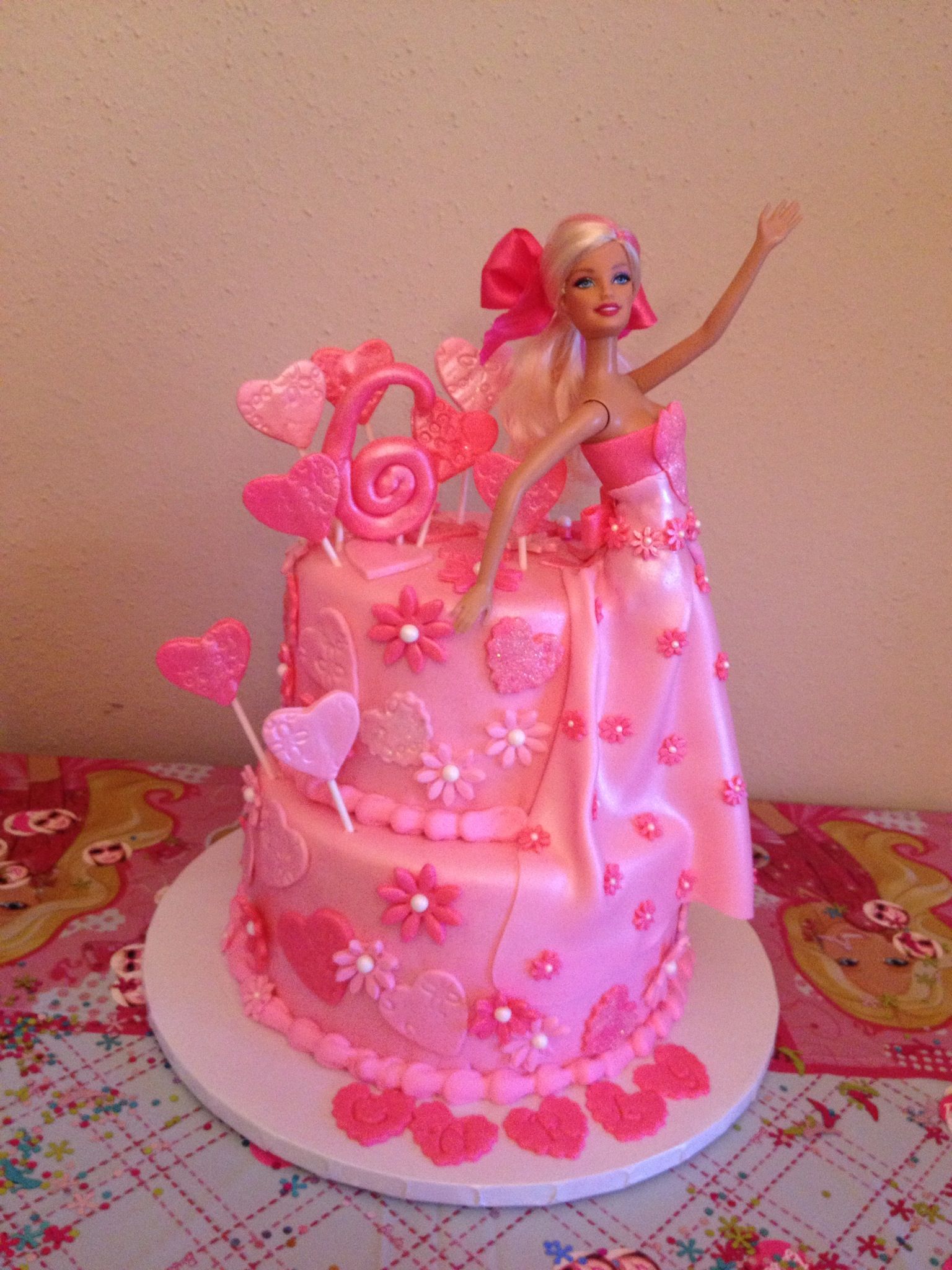 Barbie Birthday Cake