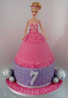 Barbie Birthday Cake