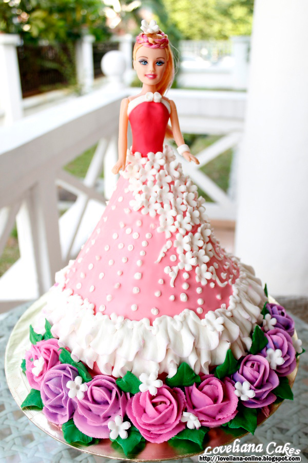 Barbie Doll Cake