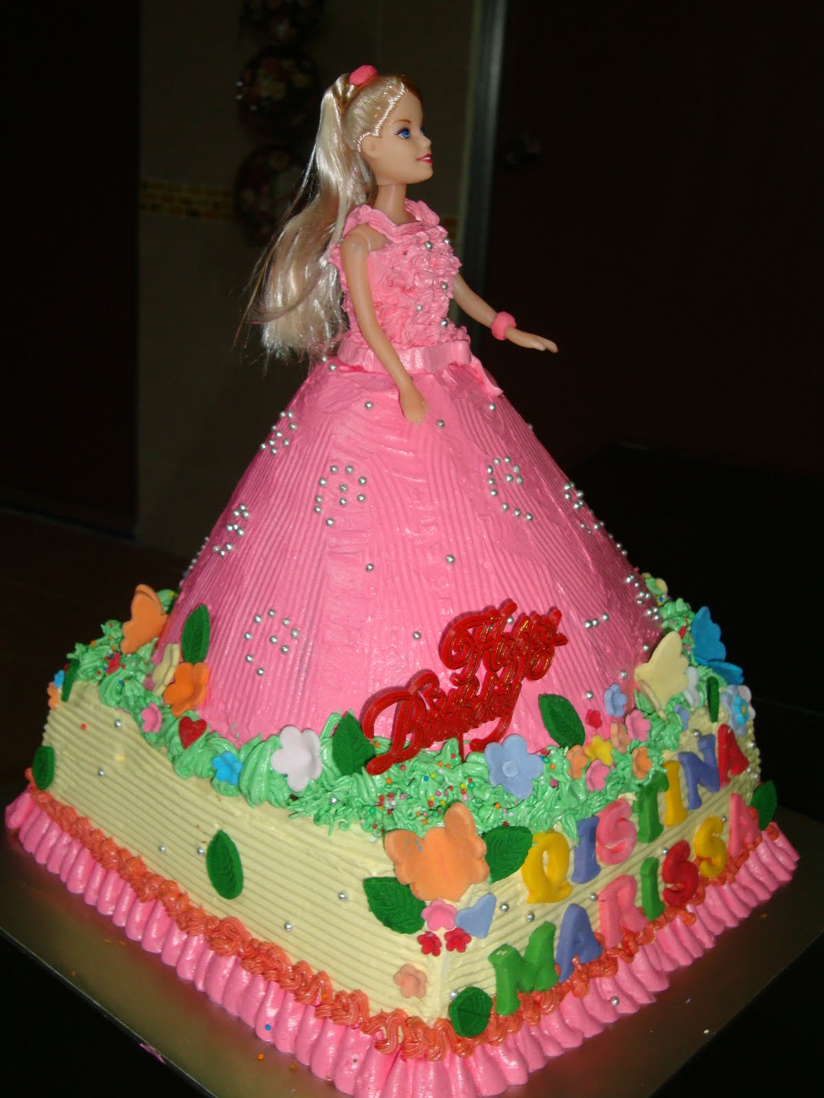 Barbie Doll Cake