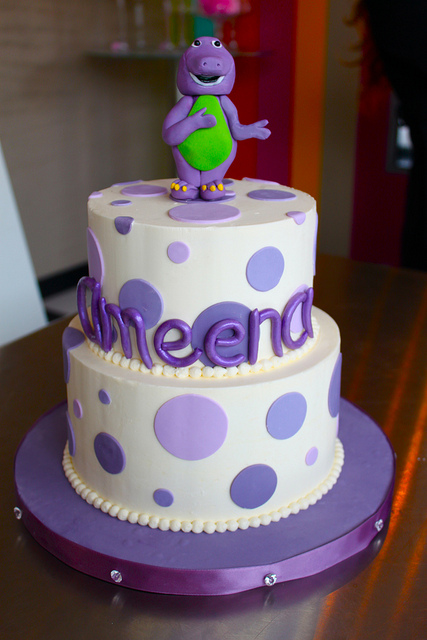 Barney Birthday Cake