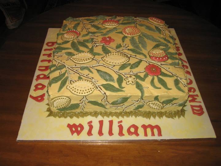 Birthday Cake William Morris