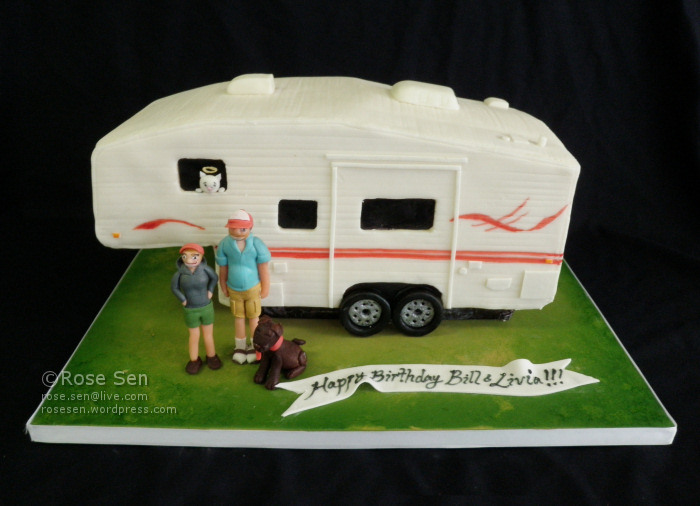 Birthday Cakes with the Happy Camper RV