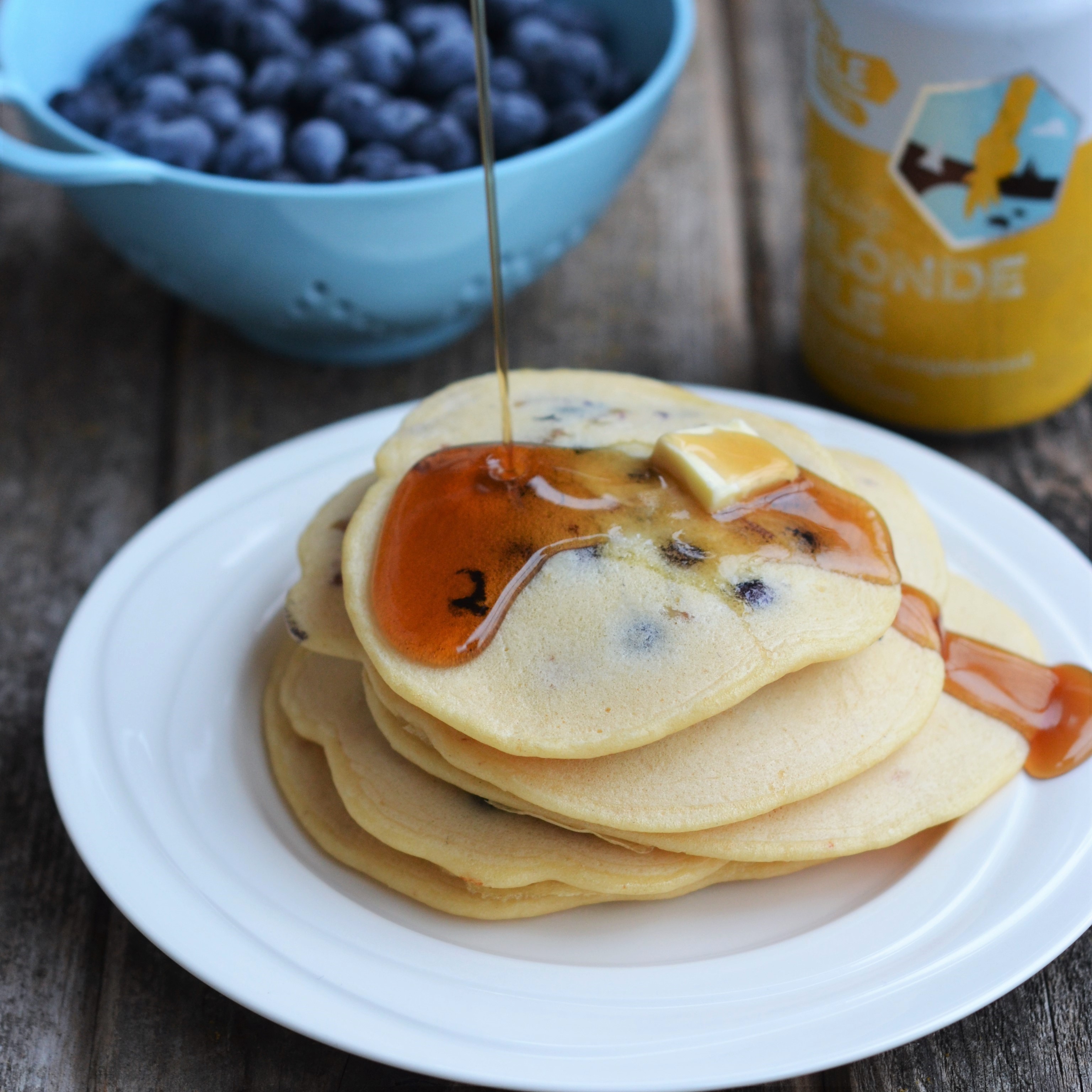 Blueberry Pancakes and Bacon