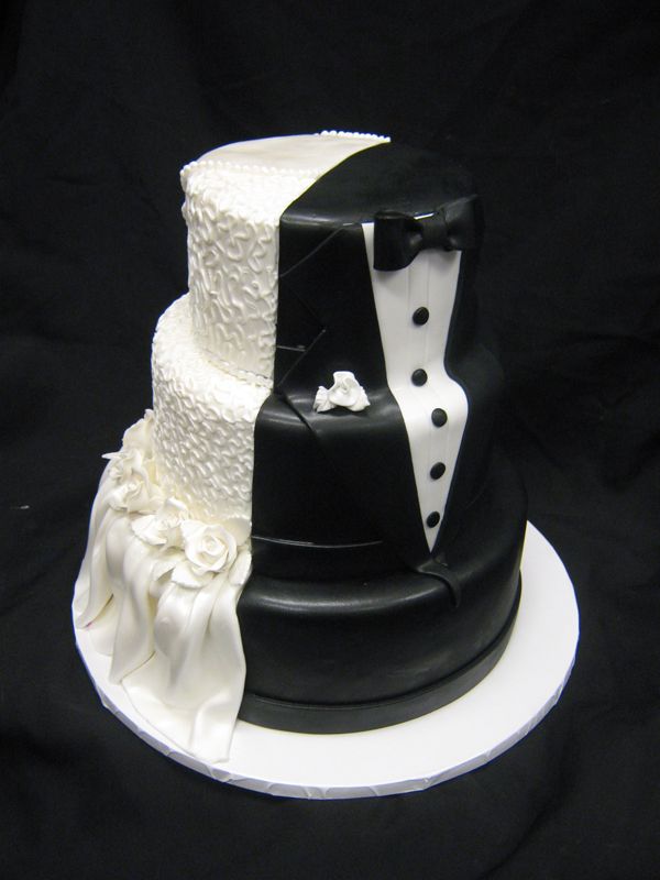 Bride Groom Wedding Cake