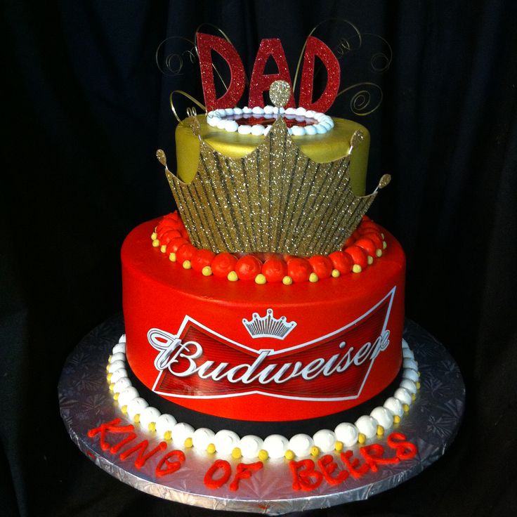 Budweiser Birthday Cake