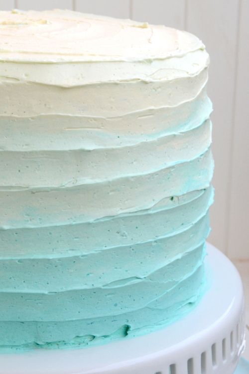 Buttercream Ombre Cake