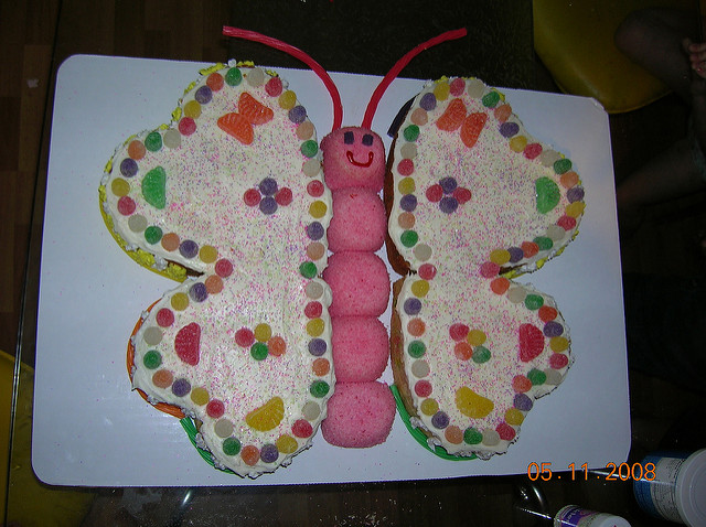 Butterfly Birthday Cake