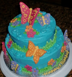 Butterfly Birthday Cake