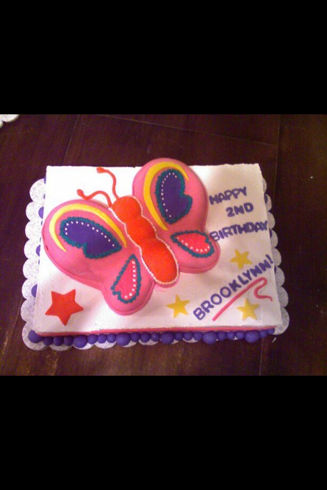 Butterfly Birthday Sheet Cakes