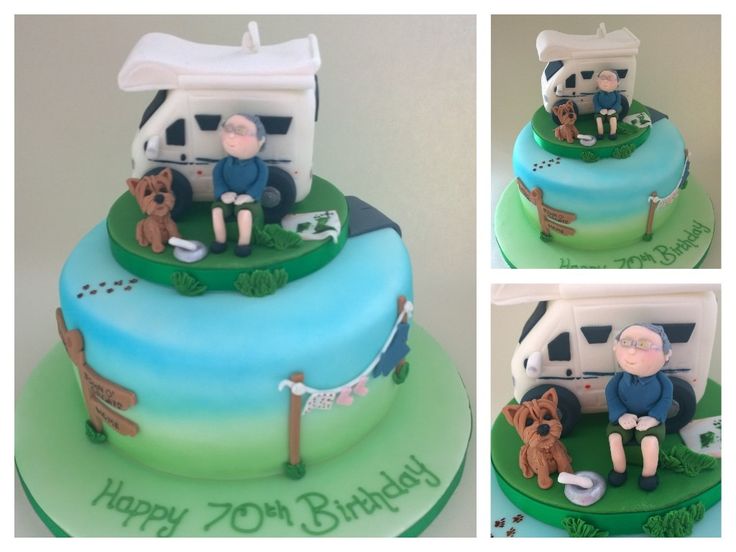 Camper Birthday Cake