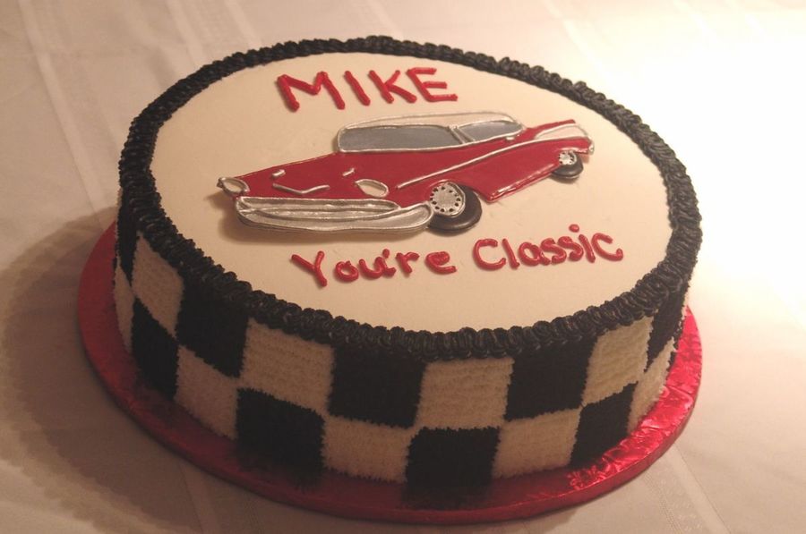 Classic Car Birthday Cake