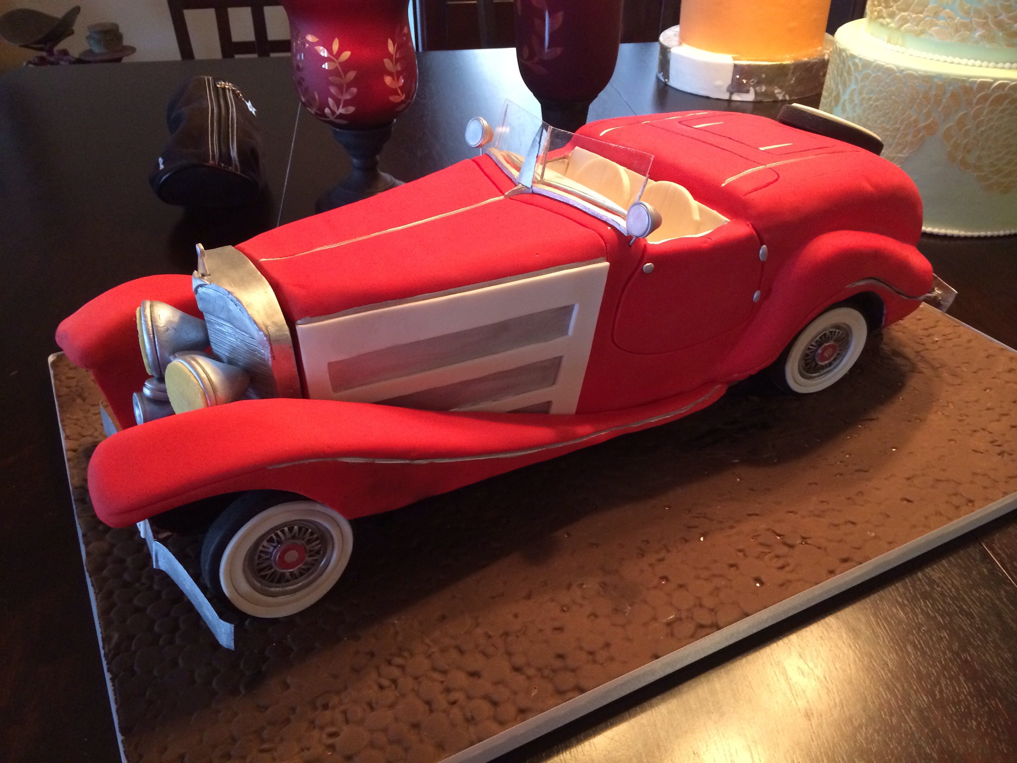 Classic Car Birthday Cake