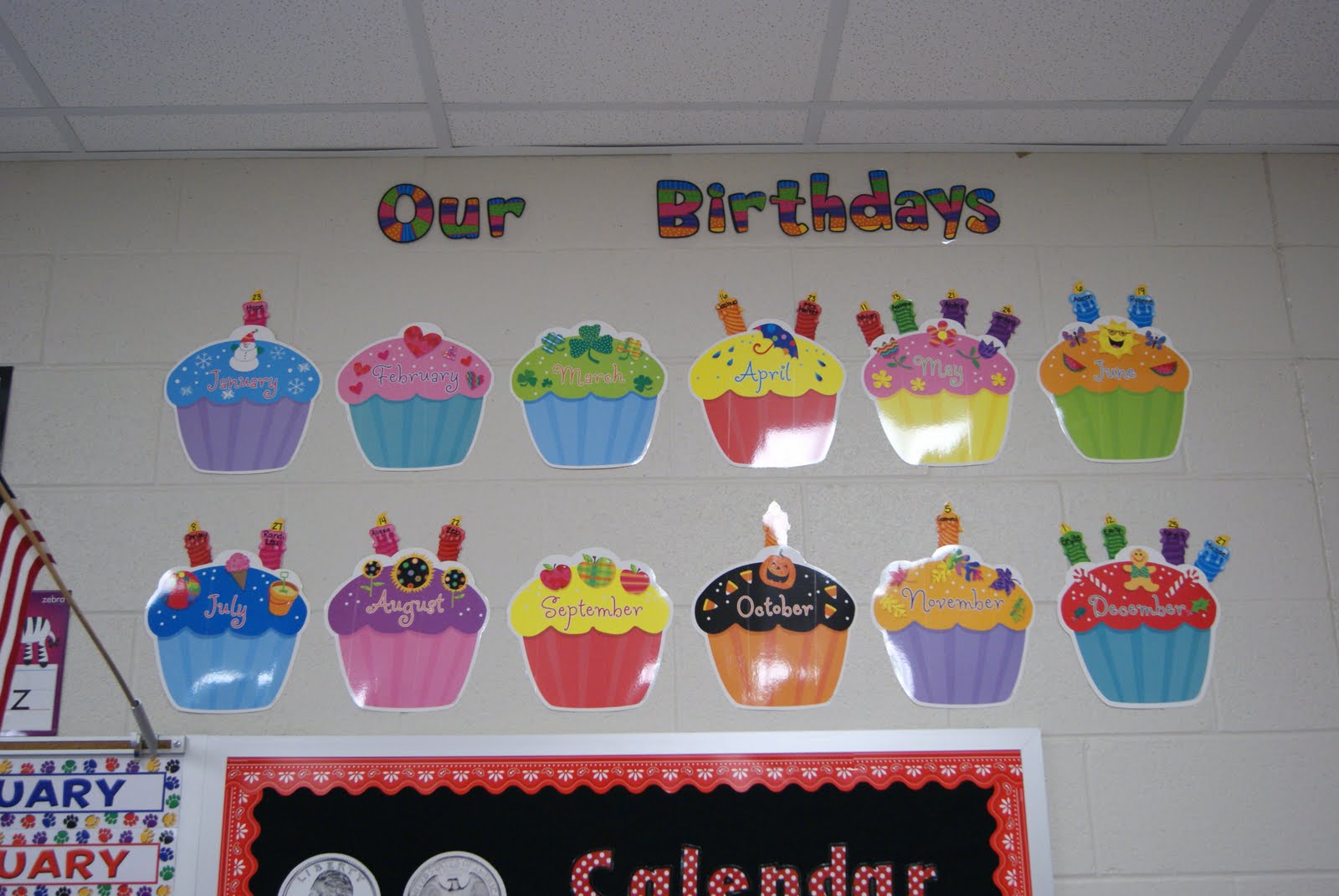 Classroom Birthday Calendar Printable