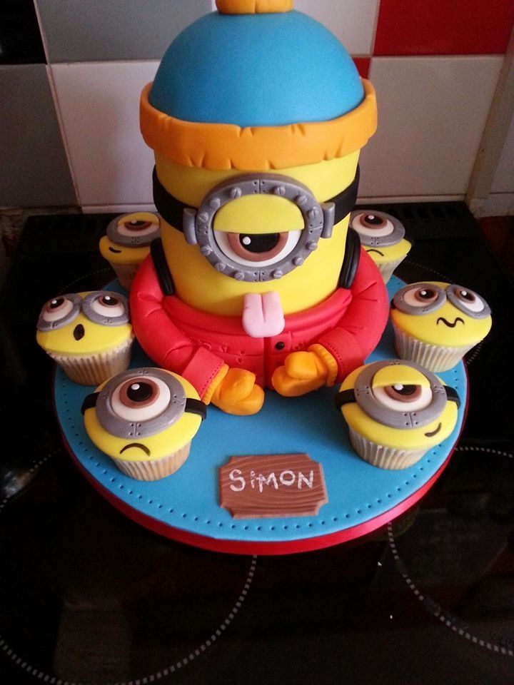 Cool Minion Birthday Cake