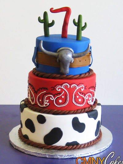 Cowboy Birthday Cake