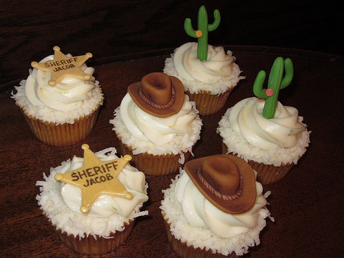 Cowboy-Themed Cupcakes