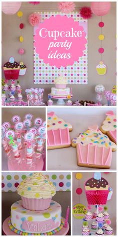 Cupcake Birthday Party Decorating Ideas