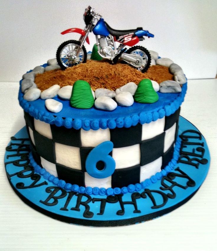 11 Photos of Dirt Bike Bday Cakes