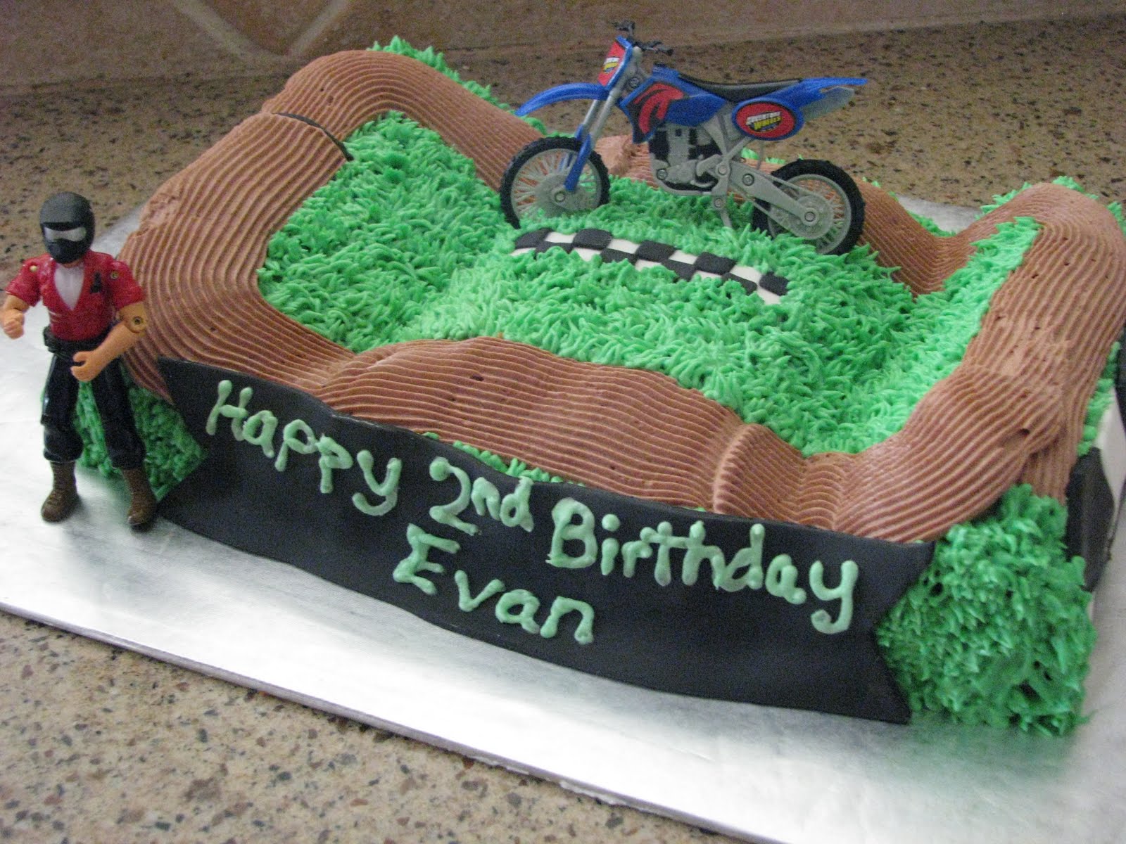 Dirt Bike Birthday Cake