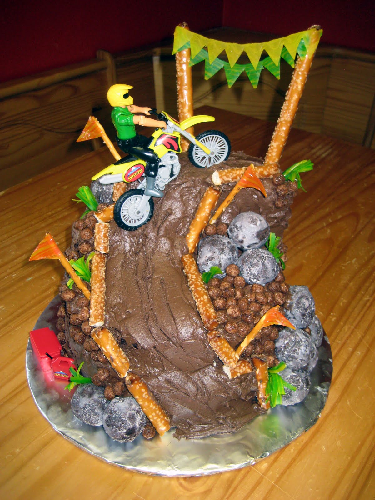 Dirt Bike Birthday Cake