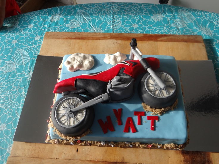 Dirt Bike Birthday Cake