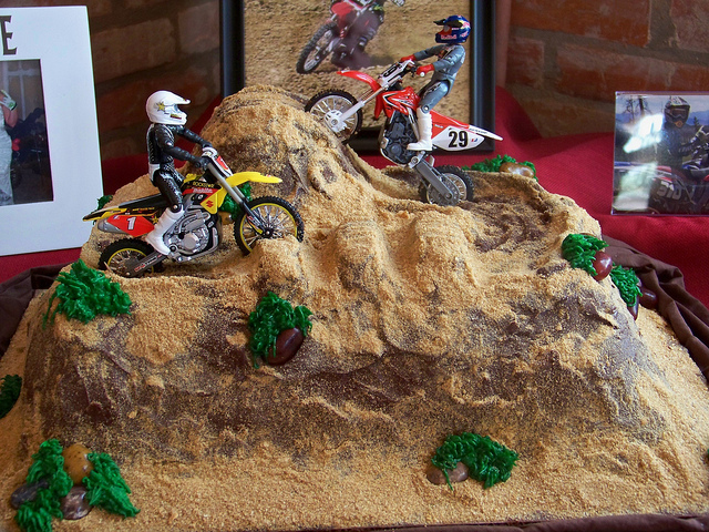 Dirt Bike Cake