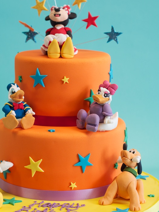 Disney Characters Happy Birthday Cake